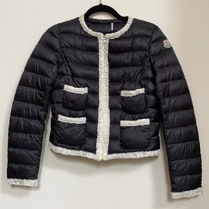 Beautiful quilted black Moncler puffy coat
